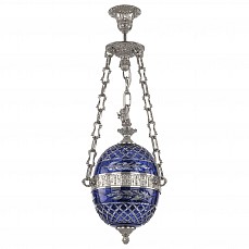 Подвесной светильник bohemia ivele crystal 7100 71000p-20 ni clear-blue-h-1j fa3s